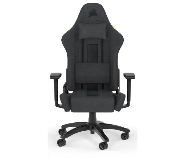 Corsair TC100 RELAXED Fabric Gamingowy do 120kg Tkanina Czarno-szary