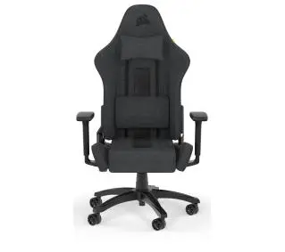 Corsair TC100 RELAXED Fabric Gamingowy do 120kg Tkanina Czarno-szary - Kup na Raty - RRSO 0%