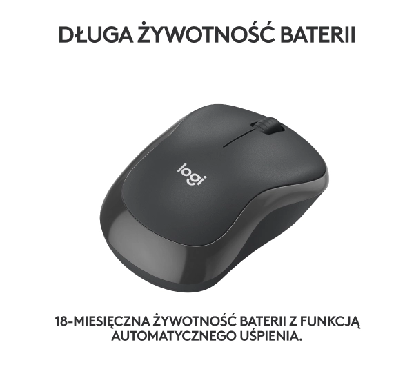 Logitech M240 Silent Grafitowy
