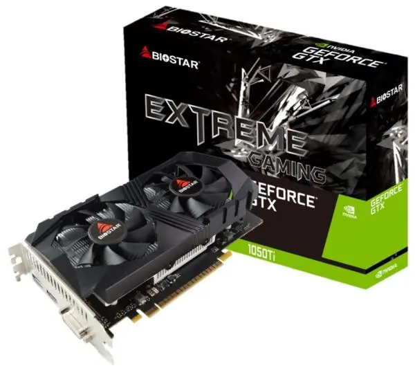 Biostar GeForce GTX 1050 Ti 4GB GDDR5 128bit