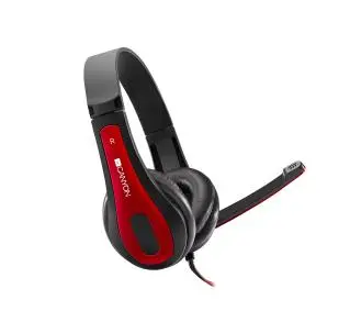 Canyon HSC-1 Nauszne Czarno-czerwony