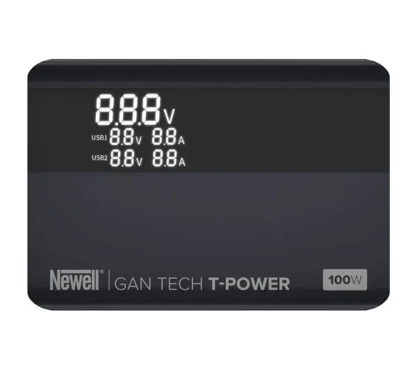 Ładowarka sieciowa NEWELL GaN Tech T-power 100W Czarny