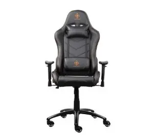 Deltaco GAM-052 Gamingowy do 110kg Skóra ECO Czarny - Kup na Raty - RRSO 0%