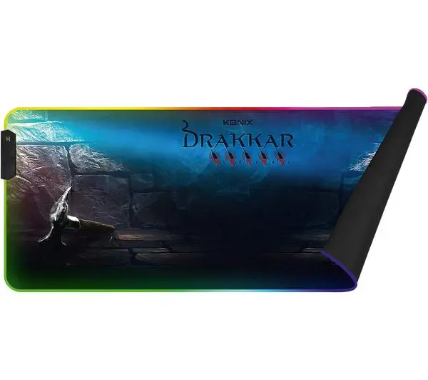 Konix Drakkar Hetland RGB XL Czarny
