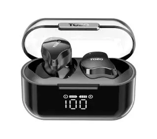 Tozo T18 Crystal Buds Dokanałowe Bluetooth 5.3 Czarny