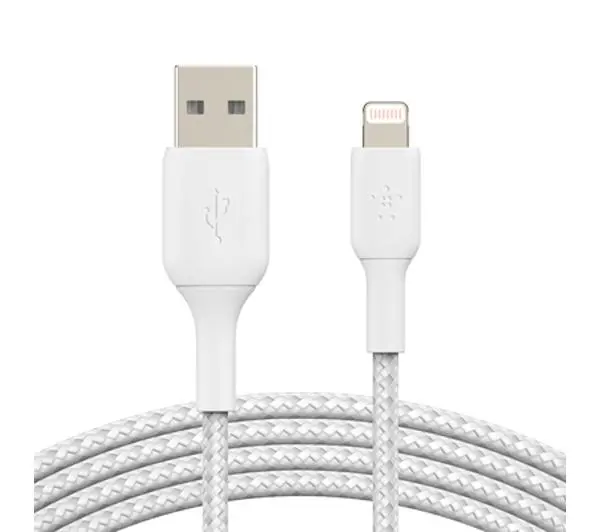 Belkin Braided USB-A do Lightning 3m Biały