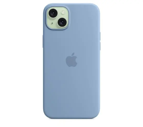 Apple silikonowe z MagSafe do iPhone 15 Plus Zimowy błękit