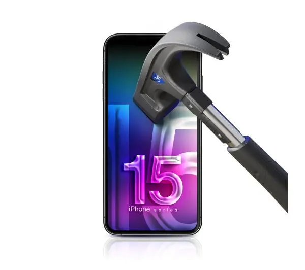 3mk HardGlass Max Lite do iPhone 15