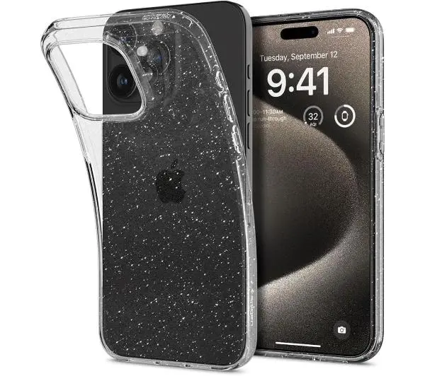 Etui typu plecki Spigen Liquid Crystal iPhone 15 Pro Max Glitter Crystal