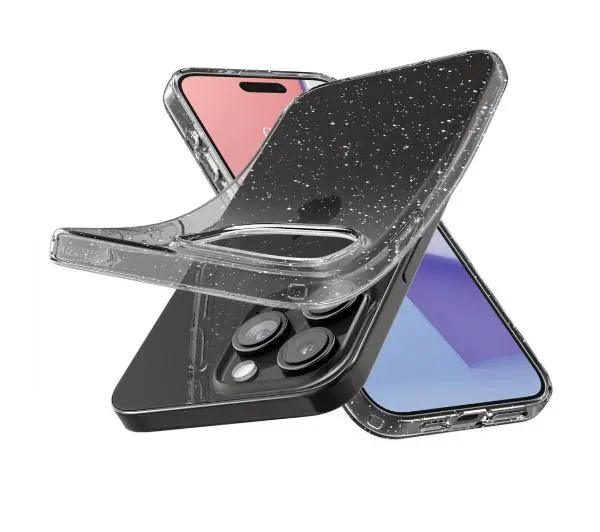 Spigen Liquid Crystal do iPhone 15 Pro Max crystal quartz
