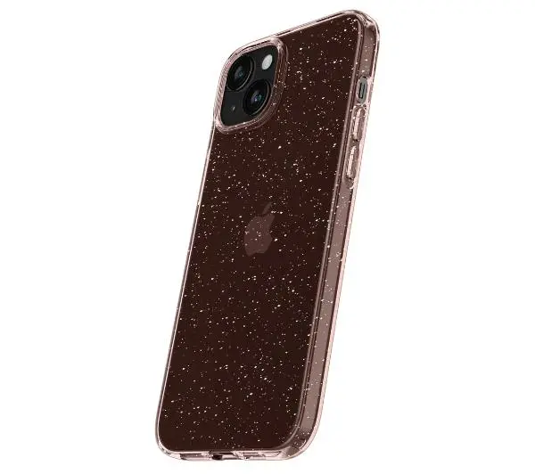 Spigen Liquid Crystal Glitter do iPhone 15 Plus rose quartz
