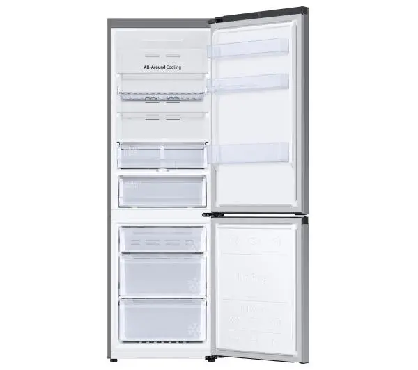 Samsung RB34C675DS9 Funkcje AI Pełny No Frost 185,3cm Szuflada z kontrolą wilgotności Zdalne sterowanie Stal Szczotkowana - Kup na Raty - RRSO 0%