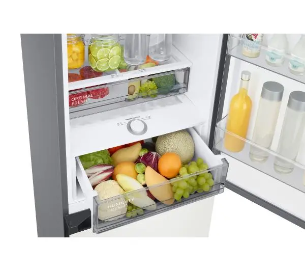 Samsung Bespoke RB38C7B6CAP Funkcje AI Pełny No Frost 203cm Szuflada z kontrolą wilgotności Zdalne sterowanie Bez panelu - Kup na Raty - RRSO 0%