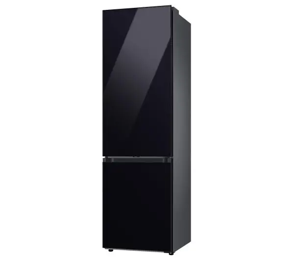 Samsung Bespoke RB38C7B5C22 Funkcje AI Pełny No Frost 203cm Szuflada z kontrolą wilgotności Zdalne sterowanie Czarne szkło - Kup na Raty - RRSO 0%