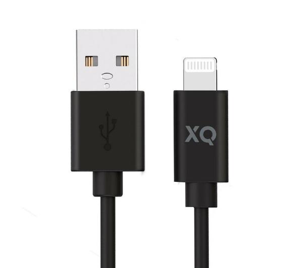 Zdjęcia - Kabel Xqisit Lightning do USB-A 2,0 1,5m Czarny 