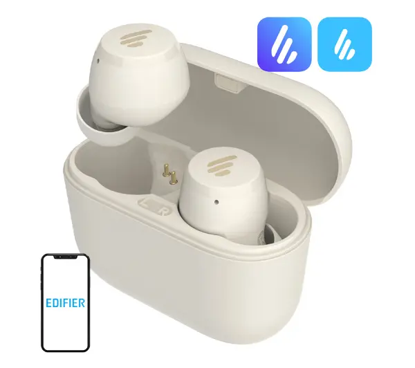 Edifier X3 Lite Dokanałowe Bluetooth 5.3 Kremowy