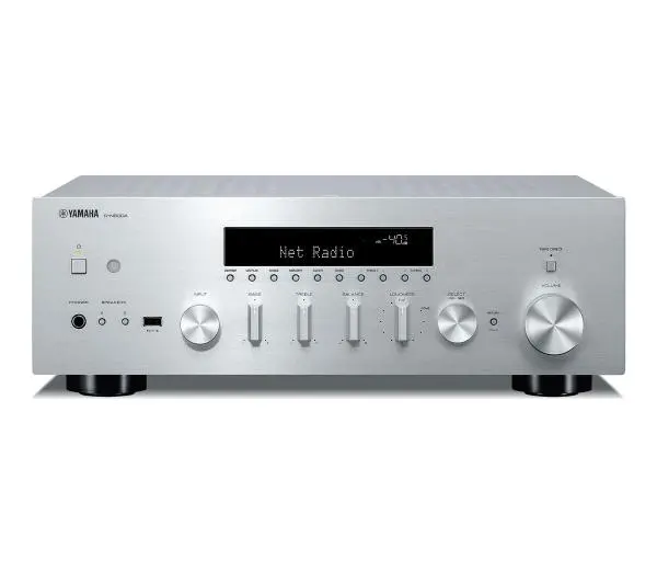 Amplituner Stereo YAMAHA Musicast R-N600A Srebrny, Technika Top-ART, Tryb Pure Direct, Wi-Fi, AirPlay2, Multiroom, Tidal