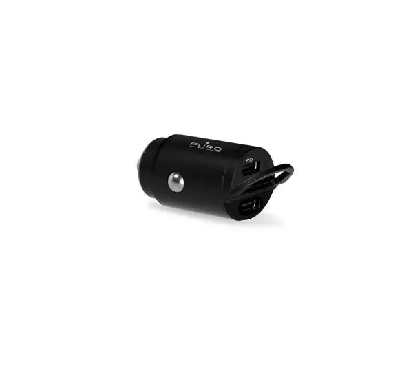Puro Mini Car 2x USB-C Power Delivery 30W Czarny