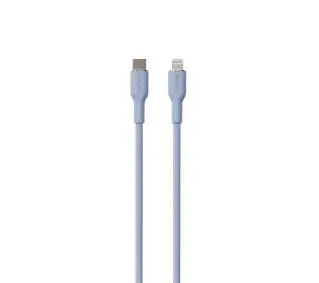 Puro Soft USB-C do Lightning 1,5 m Niebieski
