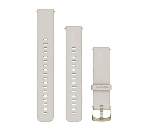 Garmin Garmin watch strap Venu 3S 18mm, ivory/gold