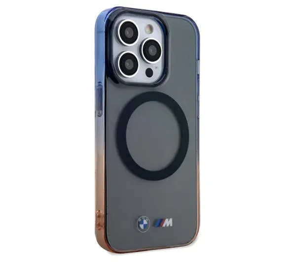 BMW Gradient Bumper MagSafe BMHMP15XHTGE do iPhone 15 Pro Max Szary