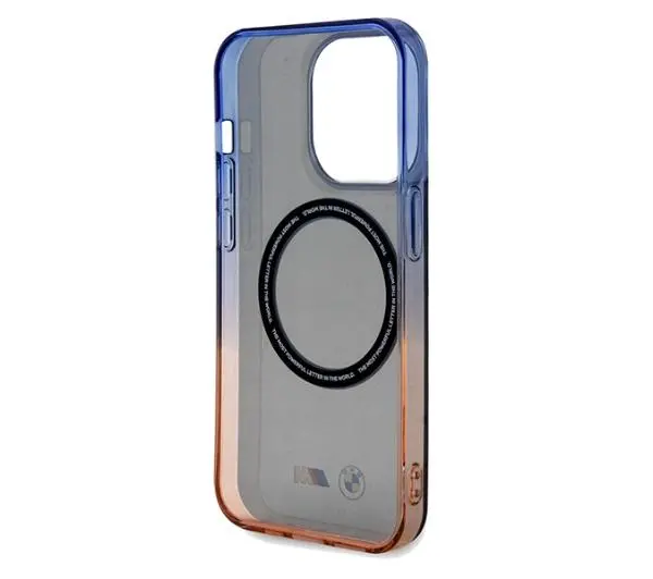 BMW Gradient Bumper MagSafe BMHMP15XHTGE do iPhone 15 Pro Max Szary