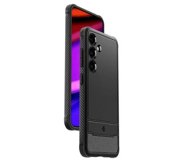 Spigen Rugged Armor ACS07346 do Galaxy S24 Czarny