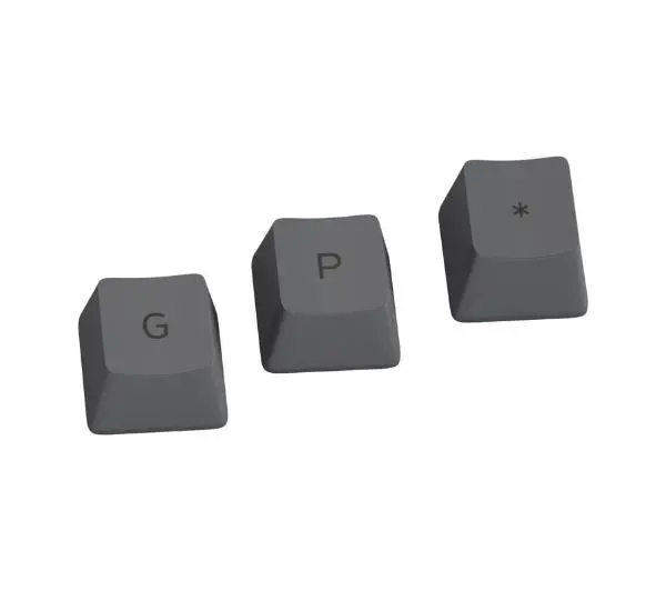 Glorious GPBT Keycaps 114szt. Black Ash Czarny