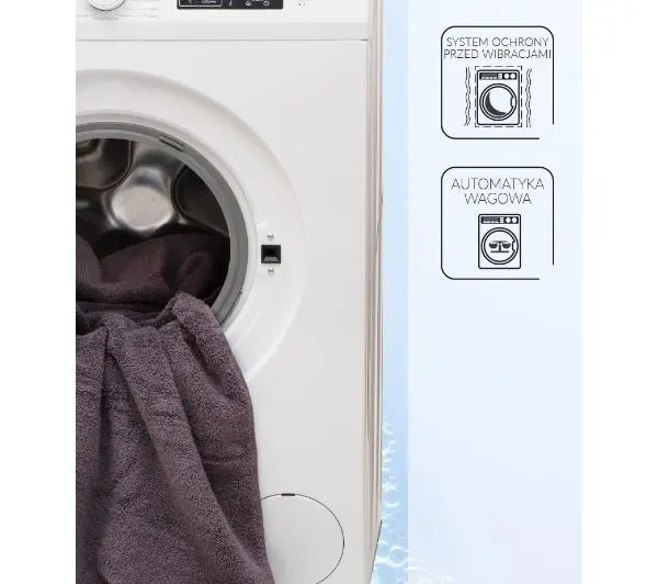 MPM 4610-PV-37 Slim 6kg 1000obr/min - TRZECI -55%, ALBO 5-TY ZA 1ZŁ - Kup na Raty - RRSO 0%