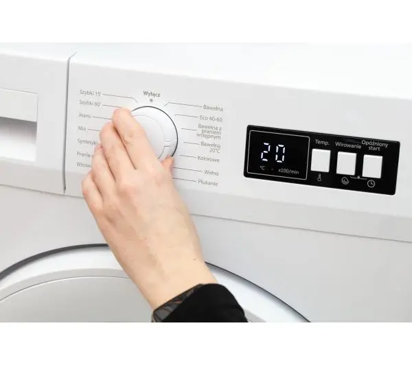 MPM 4610-PV-37 Slim 6kg 1000obr/min - TRZECI -55%, ALBO 5-TY ZA 1ZŁ - Kup na Raty - RRSO 0%