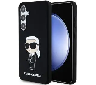 Karl Lagerfeld Silicone Ikonik do Samsung Galaxy S24 Czarny