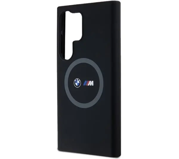 BMW Silicone Pattern MagSafe do Samsung Galaxy S24 Ultra Czarny