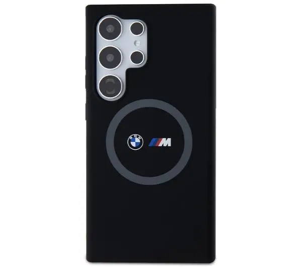 BMW Silicone Pattern MagSafe do Samsung Galaxy S24 Ultra Czarny