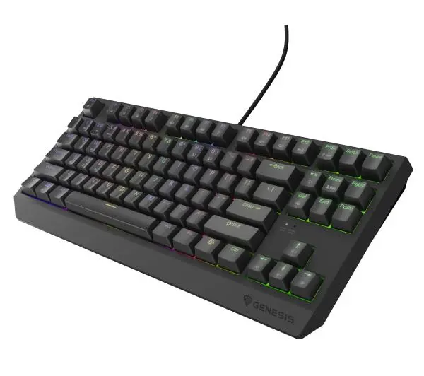 Genesis Thor 230 TKL US RGB Outemu Brown Czarny
