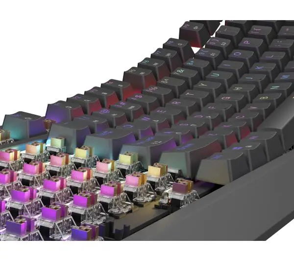 Genesis Thor 230 TKL US RGB Outemu Brown Czarny