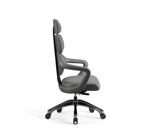 Diablo Chairs V-Modular Biurowy do 160kg Skóra ECO Szary - Kup na Raty - RRSO 0%