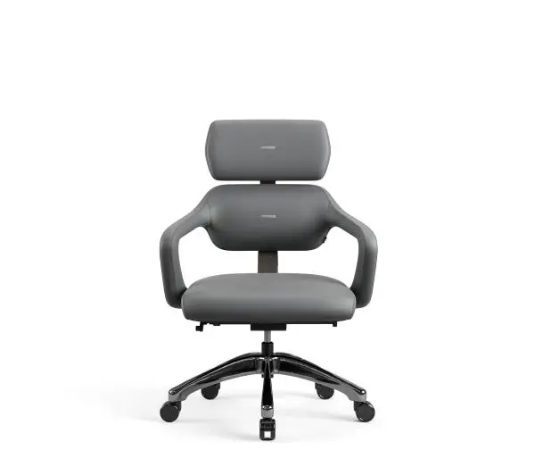 Diablo Chairs V-Modular Biurowy do 160kg Skóra ECO Szary - Kup na Raty - RRSO 0%