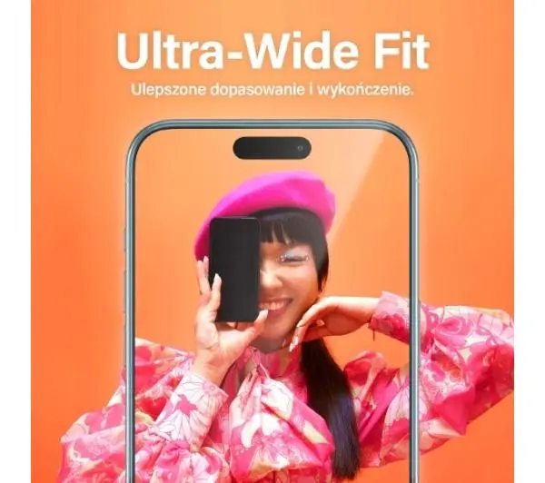 PanzerGlass Ultra-Wide Fit iPhone 15 Pro Max Screen Protection Easy Aligner Included
