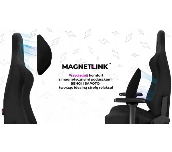 Yumisu 2052 Magnetic Materiał Biurowy do 180kg Tkanina Czarny - Kup na Raty - RRSO 0%