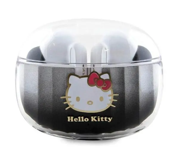 Słuchawki dokanałowe HELLO KITTY Kitty Head Logo  Czarny