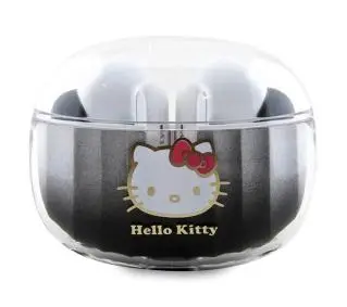 Hello Kitty True Wireless Kitty Head Logo Dokanałowe Bluetooth 5.3 Czarny