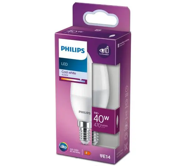 Philips 4,9W (40W) E14