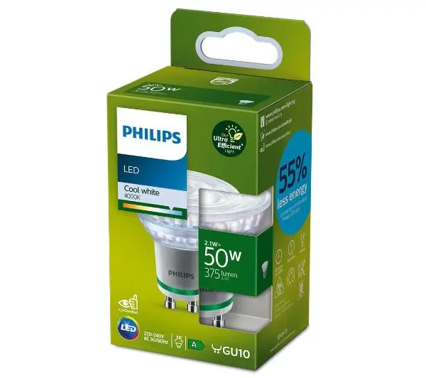 Philips 2,1W (50W) GU10