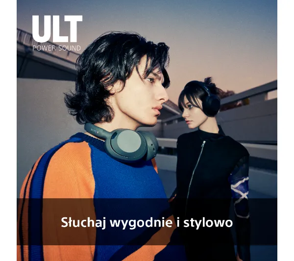 Sony ULT Wear WH-ULT900NH Nauszne Bluetooth 5.2 Szary - ⚡ EURO HIT CENOWY! ⚡ - Kup na Raty - RRSO 0%