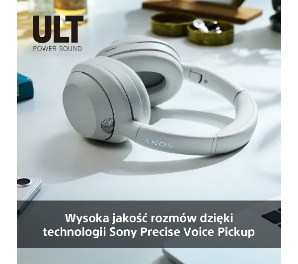 Sony ULT Wear WH-ULT900NH Nauszne Bluetooth 5.2 Szary - ⚡ EURO HIT CENOWY! ⚡ - Kup na Raty - RRSO 0%