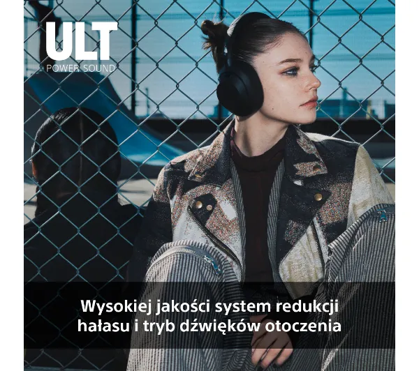 Sony ULT Wear WH-ULT900NH Nauszne Bluetooth 5.2 Szary - ⚡ EURO HIT CENOWY! ⚡ - Kup na Raty - RRSO 0%