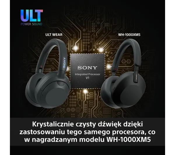 Sony ULT Wear WH-ULT900NW Nauszne Bluetooth 5.2 Biały - ⚡ BESTSELLERY ⚡ - Kup na Raty - RRSO 0%