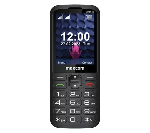 Telefon komórkowy Maxcom MM 445 4G Dual SIM Czarny