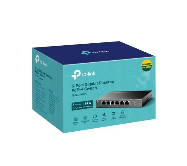 TP-LINK TL-SG1006PP Czarny