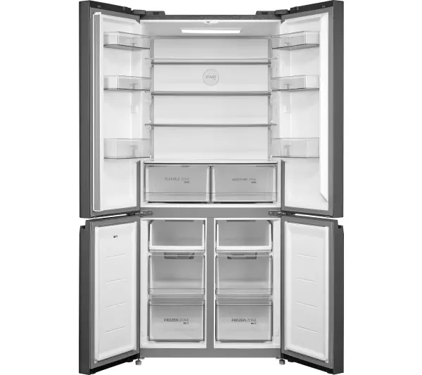 Toshiba GR-RF677WI-PGJ(22) Funkcje AI Pełny No Frost 189,8cm Komora świeżości Zdalne sterowanie Czarne szkło - Kup na Raty - RRSO 0%